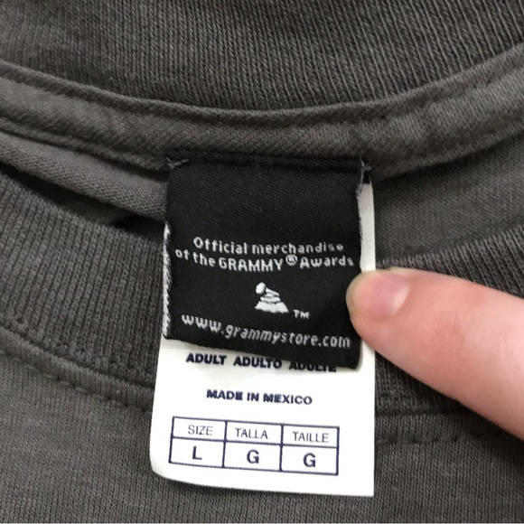51st Grammy Awards mens grey short sleeve t-shirt - Picture 4 of 9